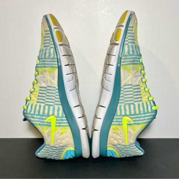 Womens NIKE Free 5.0 TR Fit 3 Aqua Blue Athletic Shoes / Size 7 - Picture 6 of 8